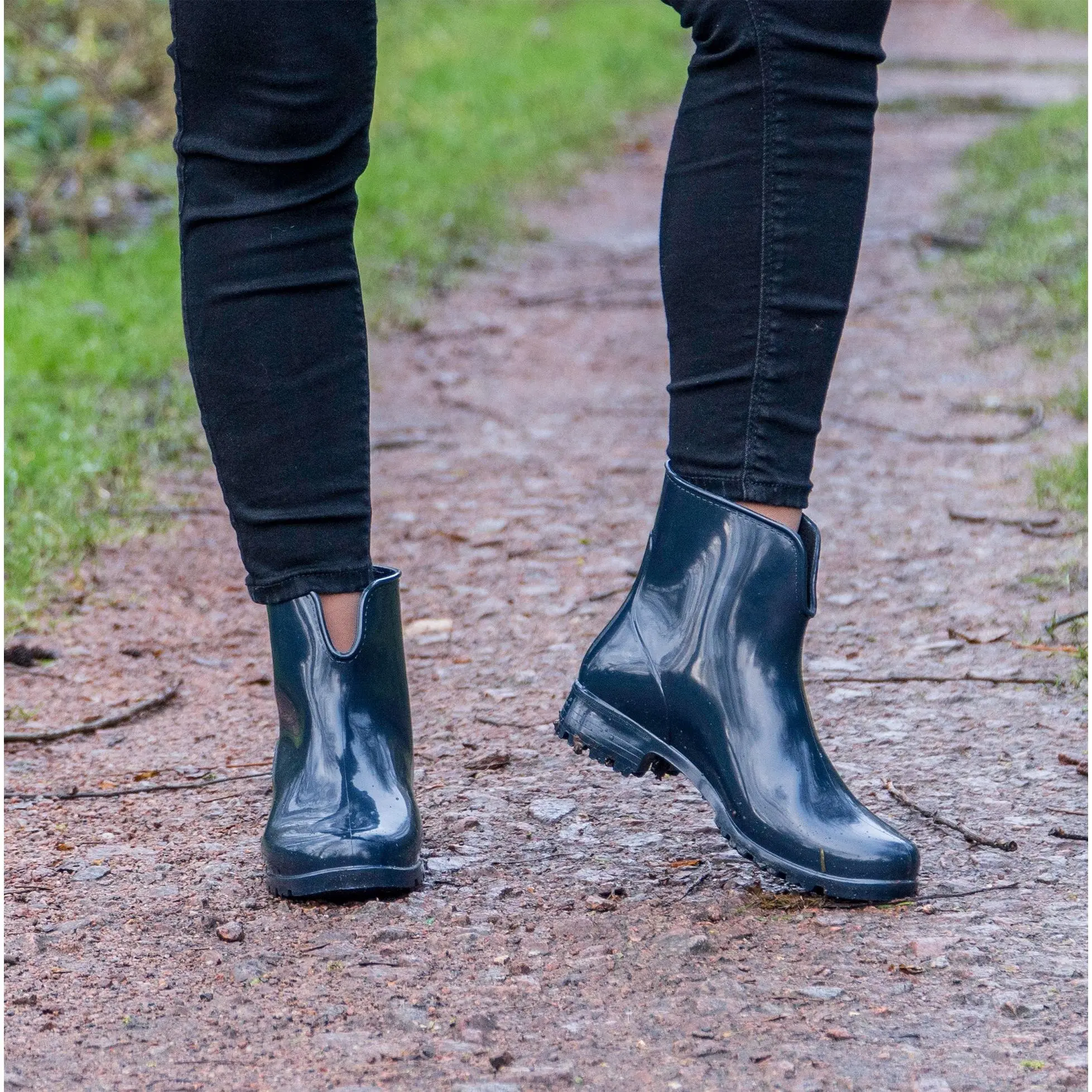 Mud Dogs PAOLA Womens Dog Walking Boots Navy