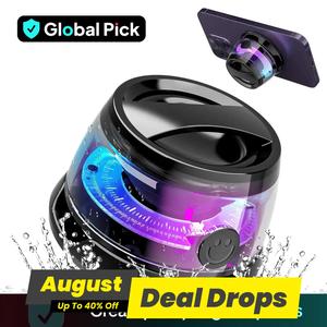 G300 Multifunctional Magnetic Speaker, Portable Rechargeable Loud Bluetooth-compatible Speaker with Rgb Light, Small Speaker for Camping, Parties and Desktop, Shower Speaker, Audio, USB Wireless Speaker Subwoofer