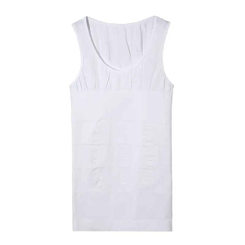 2025's Hottest: Upgraded Men's Shapewear - Breathable Sports Vest Underwear for Chest Compression, Abdomen Flattening & Body Shaping, Paired with Menswear Socks