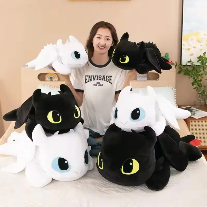 Little Flying Dragon Kawaii Plush Toy Lying Posture Style Toothless Doll Pillow Toys Children Couple Birthday Gift 1