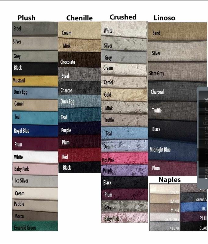 Plush Velvet Mayfair Wingback Divan Ottoman bed with 54 inch Headboard 1