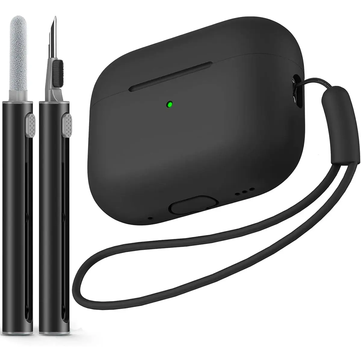 AirPods Pro Silicone Case with Cleaning Kit – Soft, Sleek & Spotless