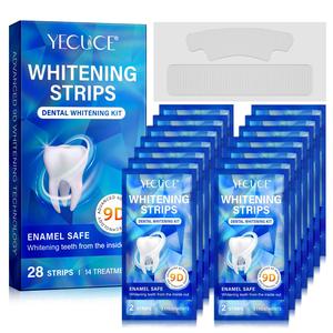 Teeth Brightening Strips, 28pcs/box Advanced 9d Brightening Technology Teeth Strips, Teeth Brightener Strips, Suitable for Adults, Oral Care Products, Teeth Cleaning Dental Kit, Teeth Kit, Tooth Brightening Strips