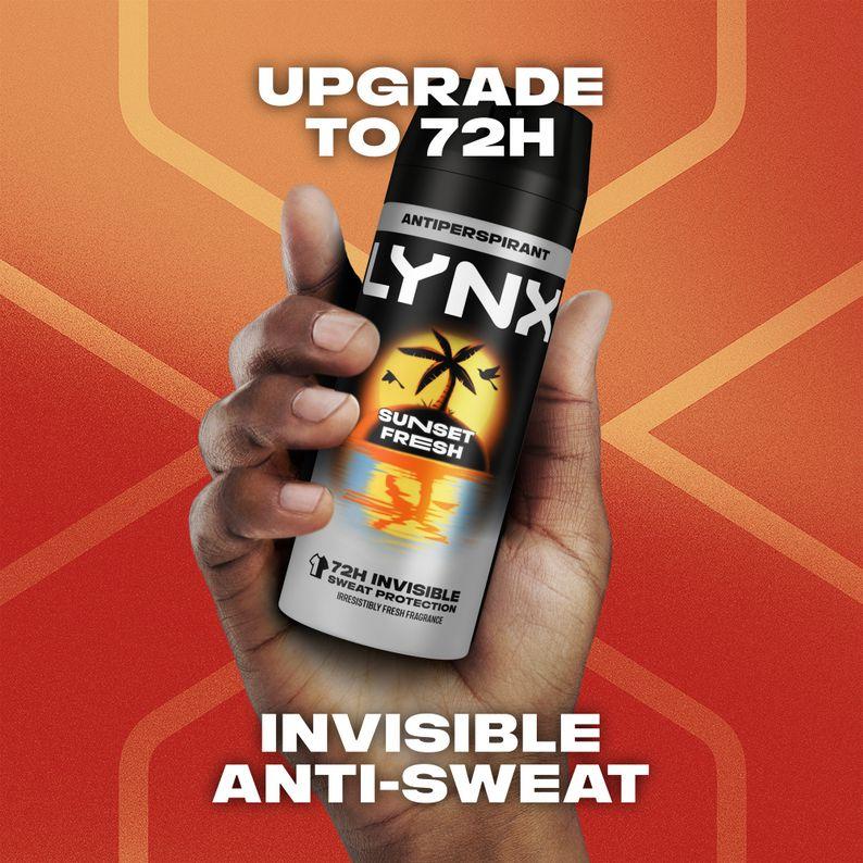 Lynx Sunset Fresh 72h Mango & Mandarin Anti-Perspirant Deodorant Spray 150ml 2