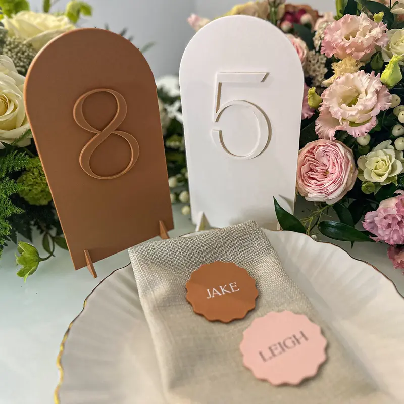 Wedding Place Cards - Nude 6