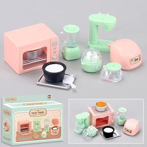 Simulated Kitchen Toy, 1 Set Mini Kitchen Appliance Toy, Pretend Play Toy for Kids, Birthday Gift for Boys & Girls