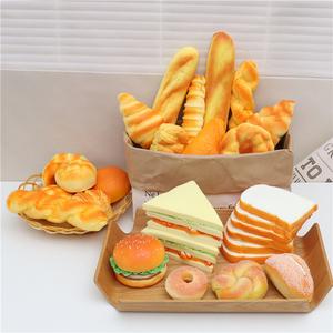 Realistic PU Mold Kitchen Ornaments for Showcase Table Decor