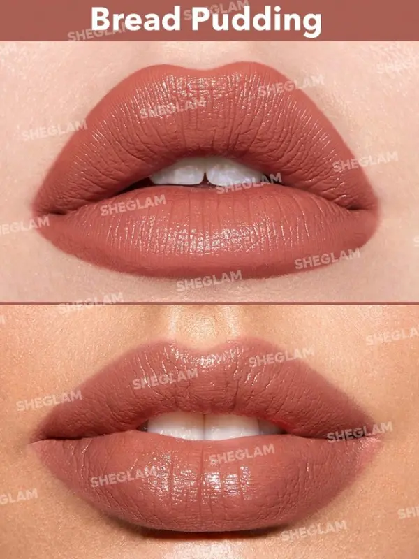 SHEGLAM Just Kissed Lipstick Crayon – Streusel | Shimmer Matte Lip Glow for All Occasions 7