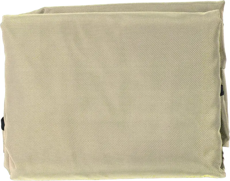 TITA-DONG Swing Canopy Replacement Cover, 600D Silver Coated Oxford Fabric Replacement Canopy Top Cover, Waterproof Replacement Canopy for Patio Yard Seat(Beige) 4