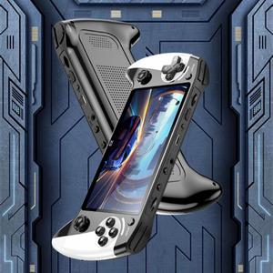 X9 Handheld Game Console, Rechargeable Portable Game Console Game Pad with Built-in 10 Emulator Games, Handheld Wireless Gaming Console for Home & Travel, Protective