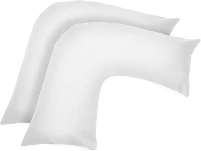 Premium V-Shaped Pillow with Case for Comfort & Support - Same Day Dispatch by Beautify Crafts LTD 1