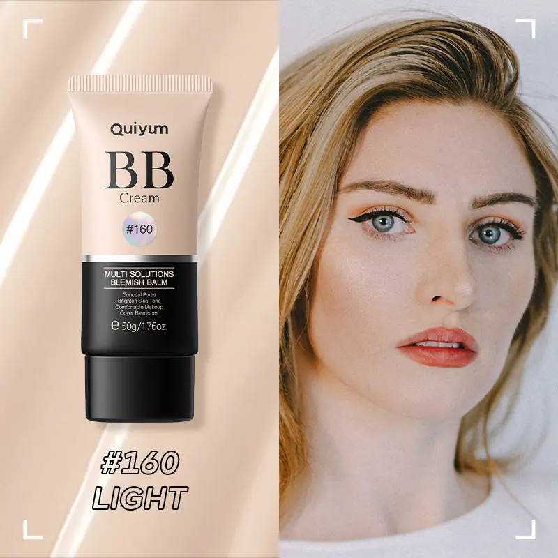 BB Cream Light, Hydrating Full-Coverage Foundation & Concealer, Color Correcting Cream, Tinted Moisturiser with SPF 50 face  foundation 6
