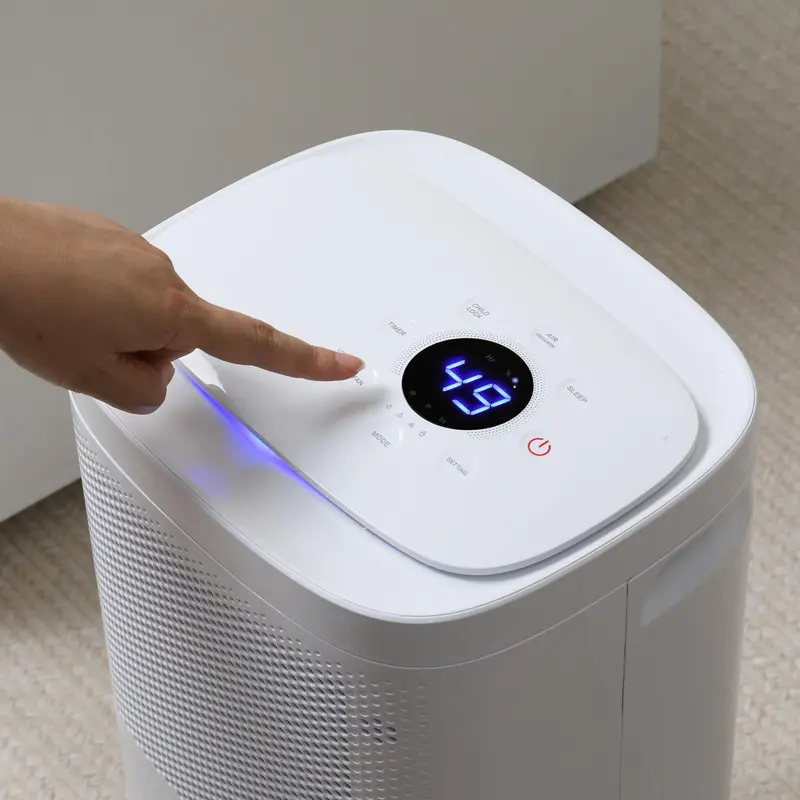HOMCOM 10L/Day WiFi Smart Dehumidifier - Portable & Quiet Air Dehumidifier (2.2L Tank) 4