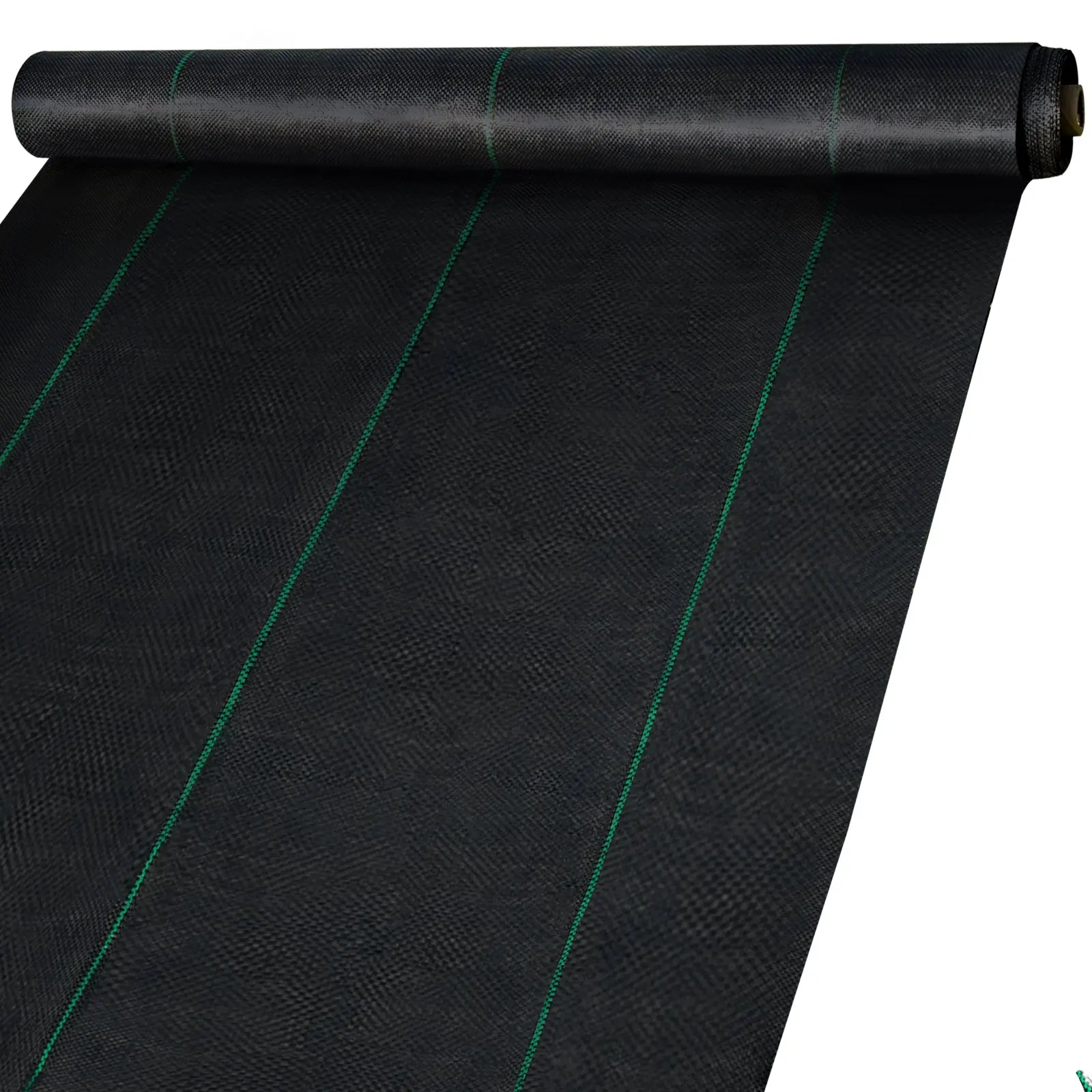 VEVOR 6x300 ft Heavy Duty PP Woven Weed Barrier Landscape Ground Cover 2.4Oz