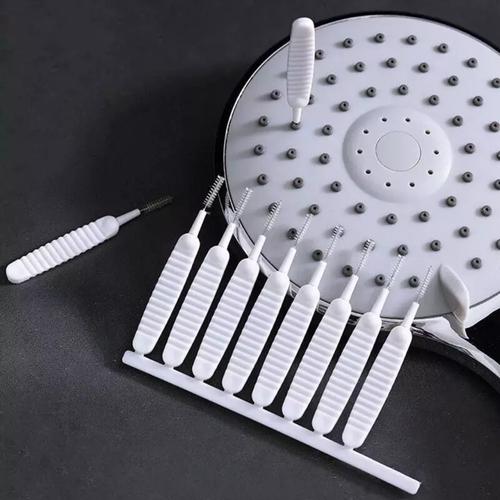 10pcs Shower Head Cleaning Brush Pore Gap Hole Anti-clogging Dredge Cleaner Tool 3