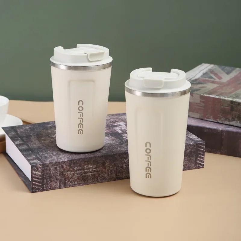 380/510ML Stainless Steel Thermal Mug Thermo for Coffee Water Bottle Leakproof Travel Drinkware Travel Thermal Mug 2