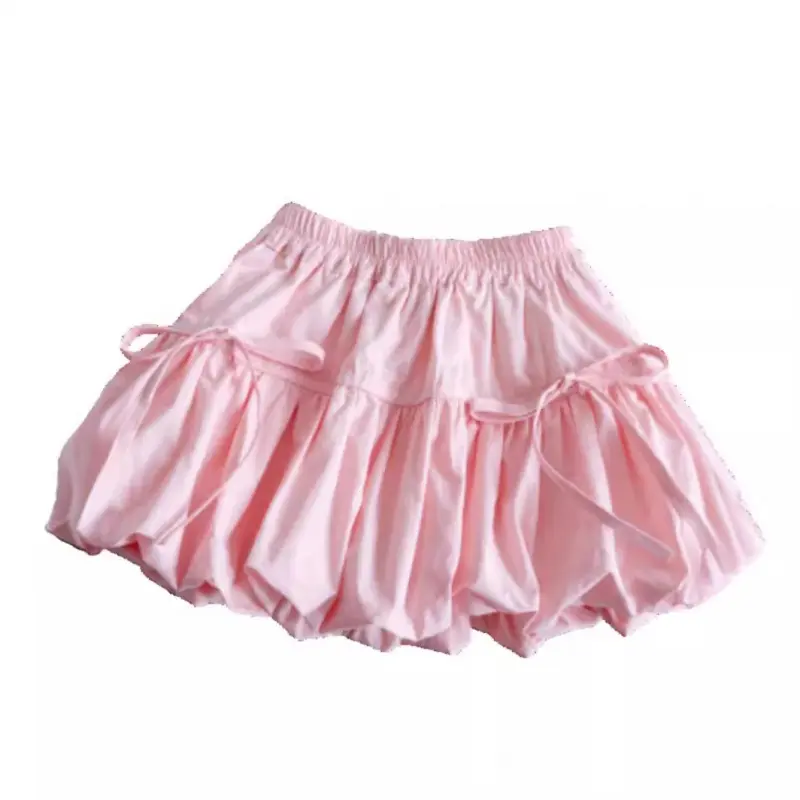 Girls' Summer Princess Western Style Flower Bud Short Culottes NewinsSweet StylebabyAll-Match Pantskirt-XMS 4