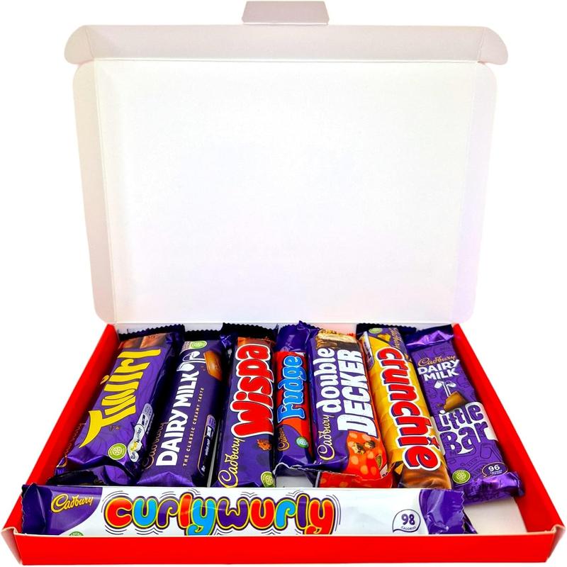 Cadbury Chocolate Box for Birthday Lovers | 8 Full Sized Bars | Letterbox Gift Hamper | Snack and Dessert Gift Box for Kids/Him/Her 1
