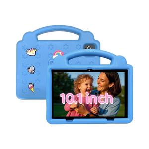 10.1 Inch Android Tablet, Portable Educational Tablet with Parental Control Function, Durable Shockproof Tablet for Learning & Entertainment