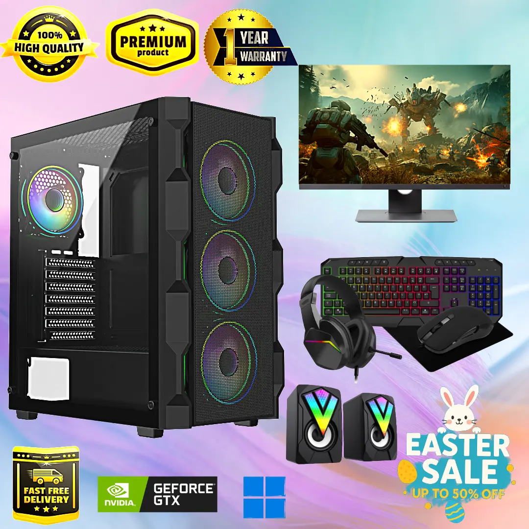 Savitar Gaming PC SAVi7 Flash  Core i7  16GB  128GB SSD  1000GB HDD  Nvida GT720 2GB 22Inch Monitor Bundle and Speakers Free affordable  computer budget