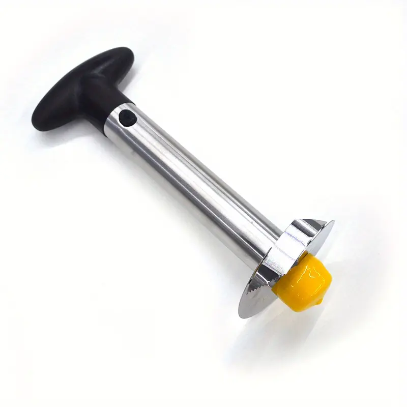 1pc Pineapple Corer And Slicer Tool, Pineapple Cutter Stainless Steel Fruit Peeler Corer Slicer Cutter With Sharp Blade Pineapple Eye Peeler For Home And Kitchen Kitchen Accessories Utensils Yellow 5
