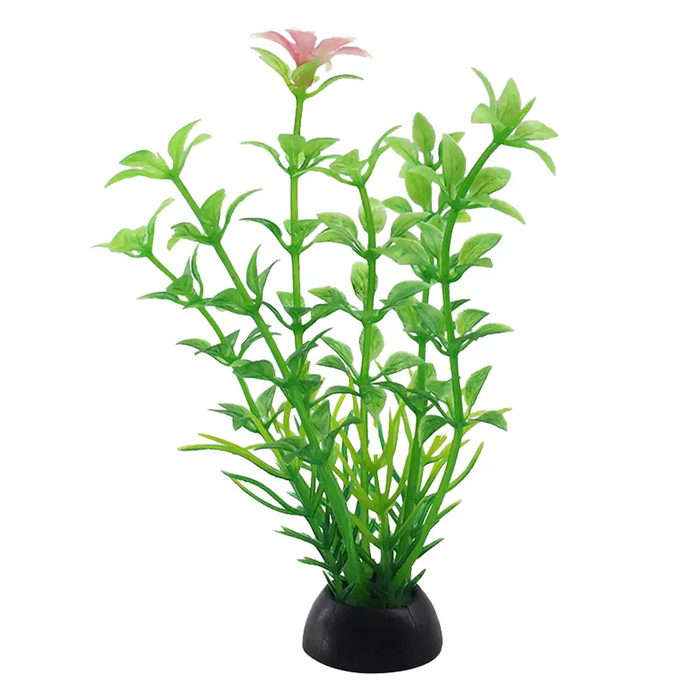 Swell Green Ludwigia Artificial Plant - Aquarium Artificial Plant Décor | Fish Tank Decoration