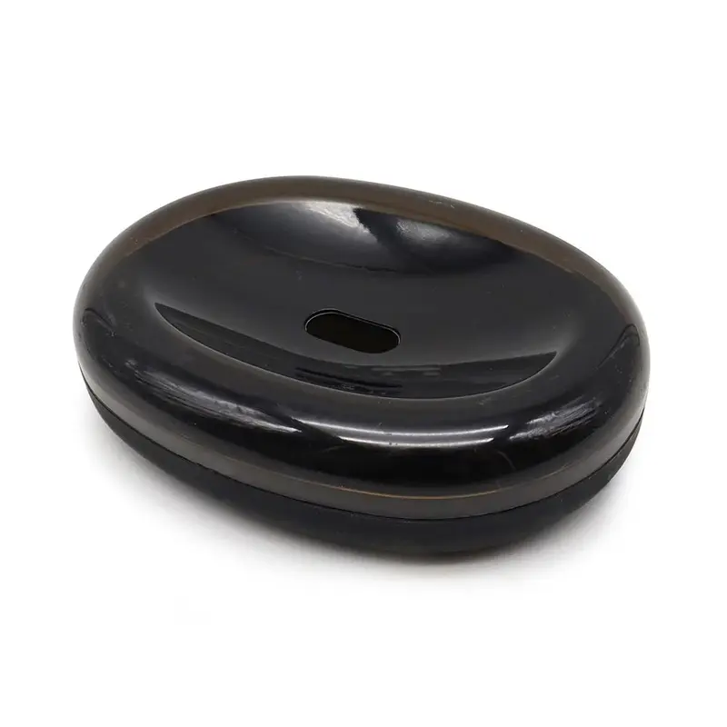 Modern Non-Slip Soap Dish in Jet Black/Slate Grey - Space-Saving Design for Bathroom and Kitchen - Lightweight, Shower, Household, Hand wave  mat  bath  tub jacuzzi  bathtub  mat self  cleaning  toilet self  cleaning  toilet 1