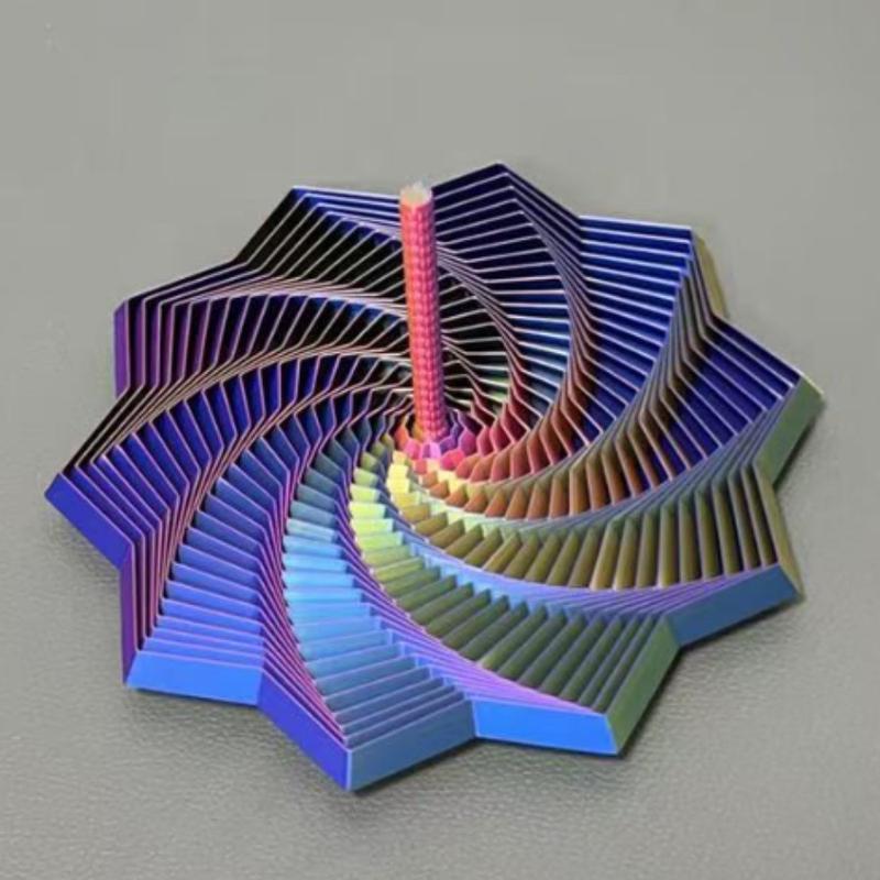 Expanded Sensory Fidget Star with Handle - Very Satisfying Sight and ...