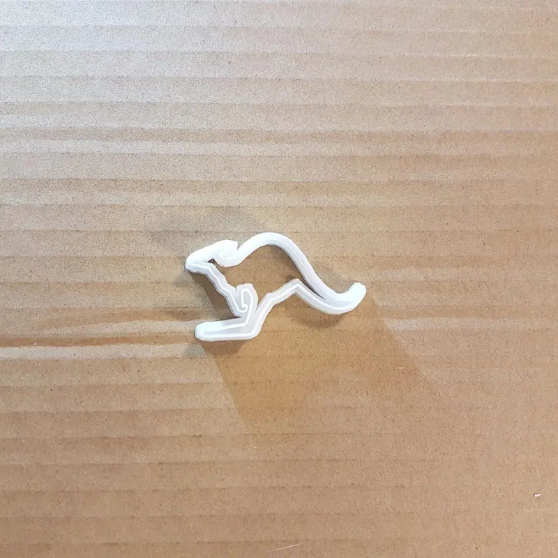 Kangaroo Jump Shape Joey Cookie Cutter Dough Animal Biscuit Pastry Fondant Sharp Stencil Marsupial Australia Australian 1