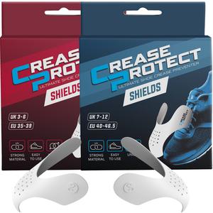 Crease Protect Sneaker Shields for Anti-Crease Protection | Shoe Care for Nike Airforce 1, Jordans, AirMax and More | Durable and Comfortable Fit for Everyday Use | UK Shoe Sizes 3 to 12