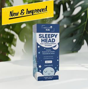 New And Improved - Sleepy Head Aromatherapy Stickers For Kids - 30 Stickers