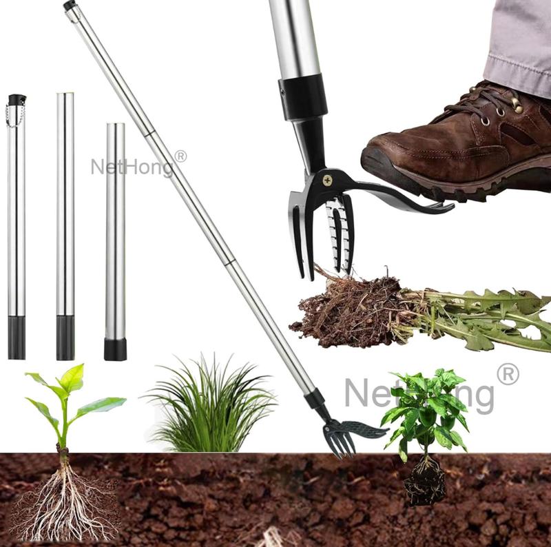 Manual Stand Up Weeder Puller Weed Claw Grass Root Remover Killer Garden Tool~ gardening  tools 6