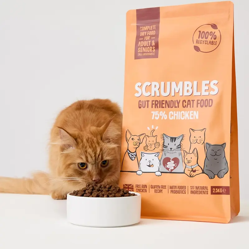Scrumbles All Natural Dry Cat Food with Chicken, High Protein Food For Adults And Seniors, 2.5Kg,package may vary 1