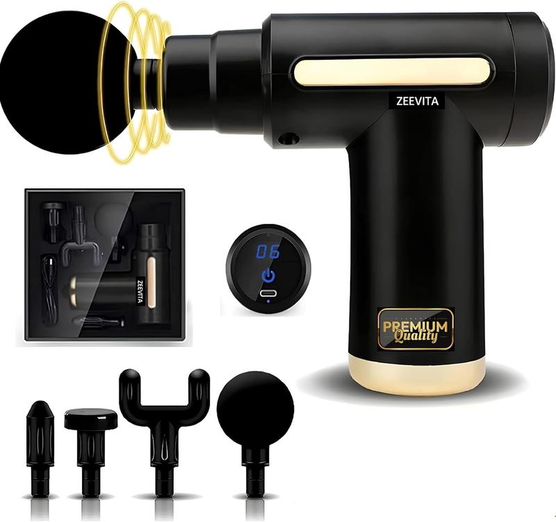 Product Introduction of Powerful Mini Massage Gun Deep Tissue, Muscle Percussion Massager with 6 Speeds for Pain Relief Recovery, Portable Massager for Muscle Tension Shoulder Back Body Neck Arm Legs Relaxation 2