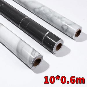 10M Roll Kitchen Tile Stickers Self-adhesive Bathroom Marble Sticker Wall Decor panel  wallpaper  self  adhesive