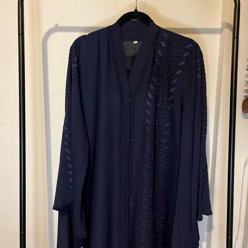 Midnight Blue Abaya for Women - Elegant Muslim Clothing 0