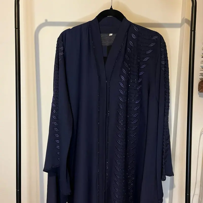 Midnight Blue Abaya for Women - Elegant Muslim Clothing 0