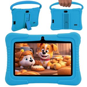 7 Inch Android Tablet, Educational Tablet with Silicone Case, Parental Control Tablet, Educational & Learning Toy for Kids
