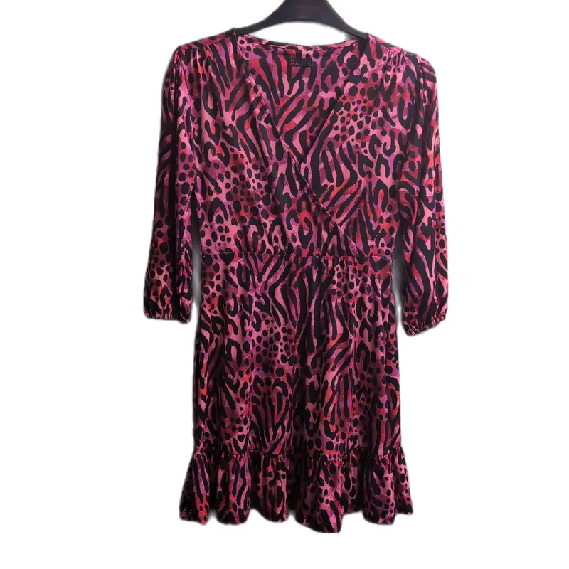 [HOE] PRETTY FIT & FLARE SKATER DRESS IN COLOURFUL ANIMAL PRINT 6-14 Womenswear Comfort Summer 5