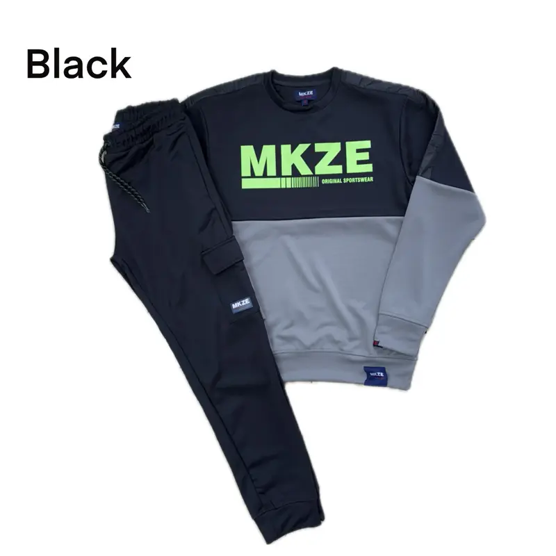MKZE ORIGINAL SPORTSWEAR CREWNECK CONTRAST POLYESTER TRACKSUIT 1