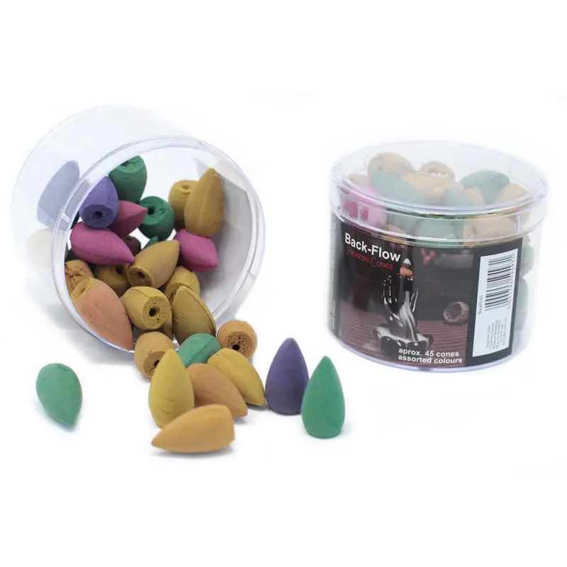 Tub of Assorted Back Flow Incense Cones (aprox 45) 0