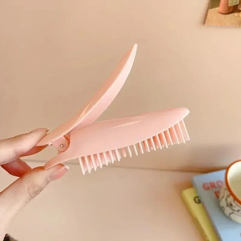 1pc Korean Volumizing Bangs Curling Clip - Heatless Hair Curler for Natural Fluffy Roots & Defined Bangs, Easy Clip-In Styling for Women with Normal Hair, Effortless Volume Enhancer, Sleek Clip Design, Smooth Finish 4