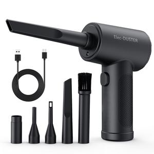 120000RPM Electric Air Blower, Rechargeable Cordless Air Blower with Accessories, Multifunctional Keyboard Cleaner for Office Computer