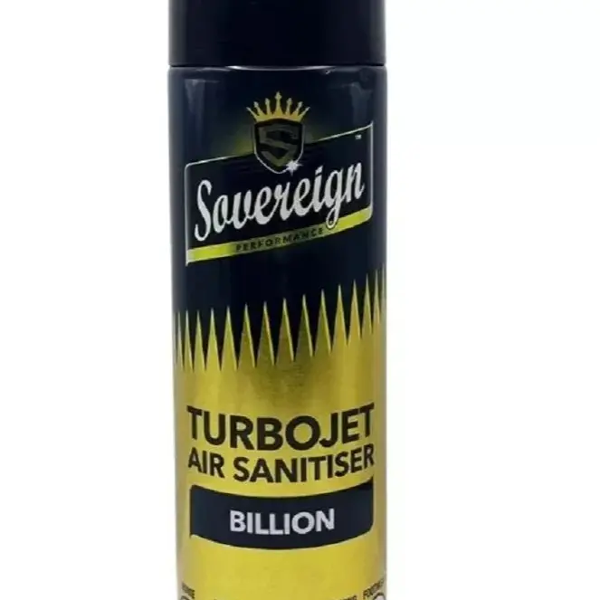 Sovereign Turbojet Air Sanitizer Spray - Car Home Turbojet Air Freshener | 500ml Can Spray Scent Perfume Scented Aroma - Household 6