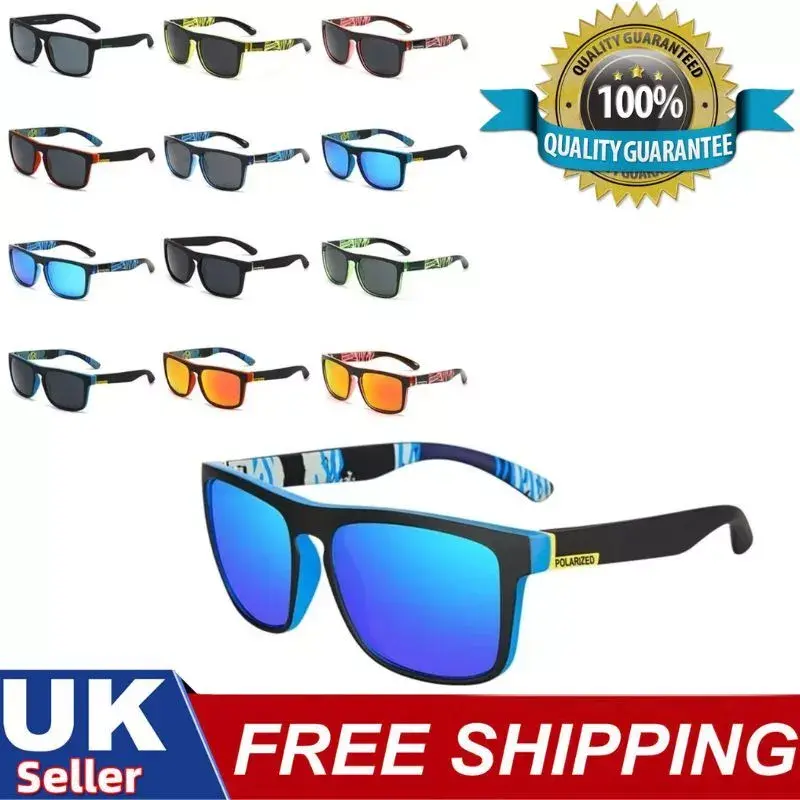 Polarized Sunglasses Men Women Driving Fishing Cycling Square Sport Glasses