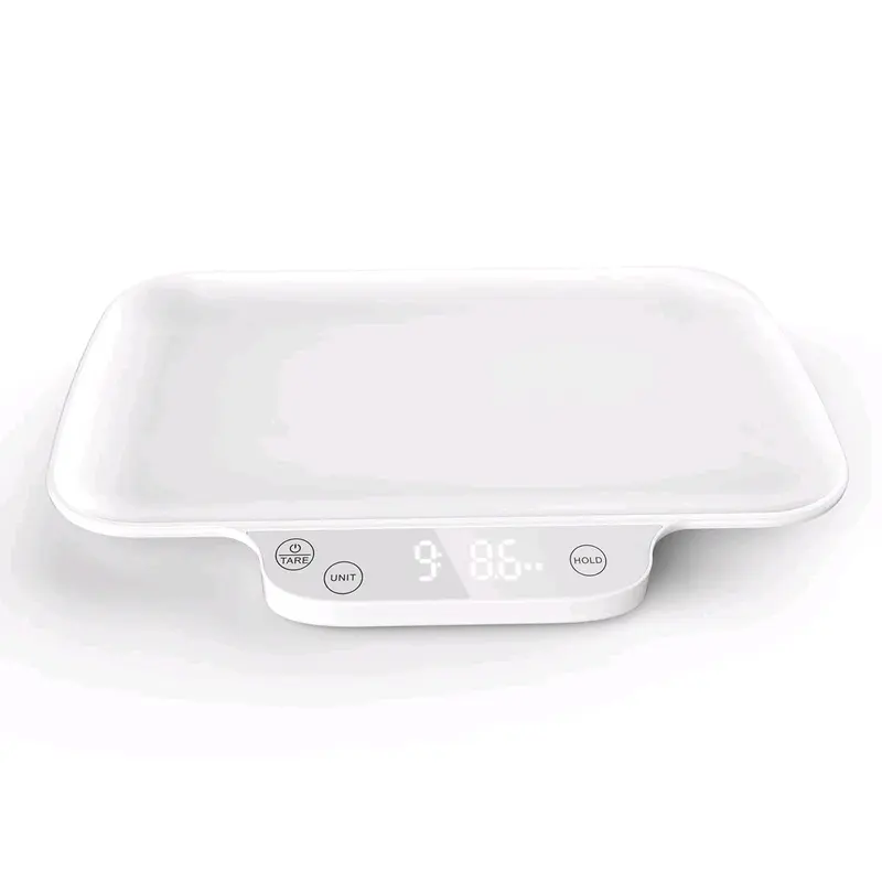 Digital Pets Baby Scales for Kitten and Puppy, 15 kg (± 1 g), Holding Function, 30cm Length Mark (Plastic) 1