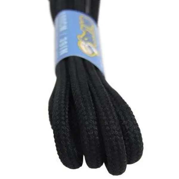 Round Black Laces - 5mm wide