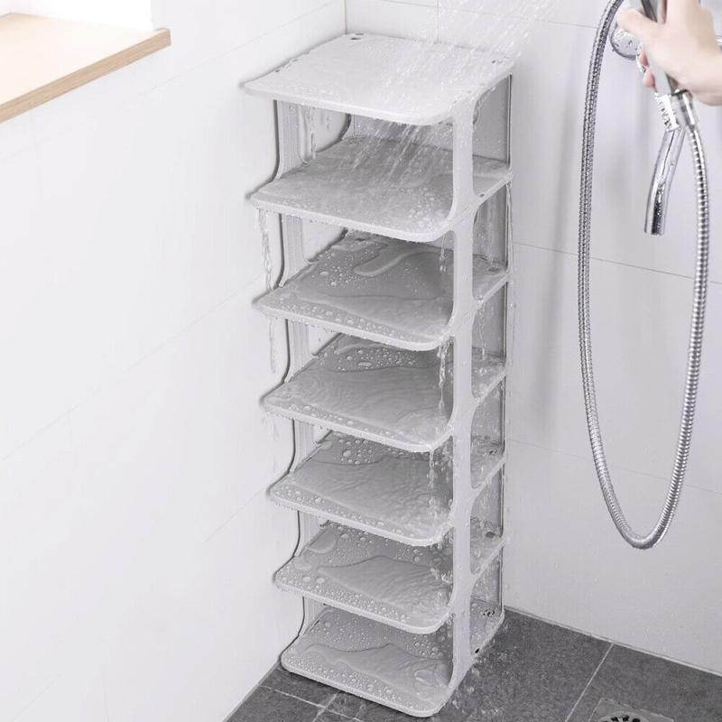 7Tier Shoe Rack Tall Storage Shelf Unit Cabinet Home Organiser Footwear Stand 4