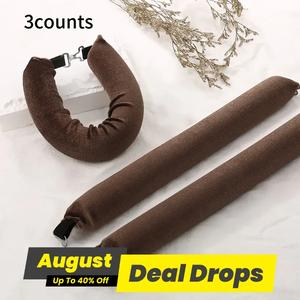 Heatless Hair Curler, 3 Counts/set No Heat Soft Hair Curlers, Hair Styling Tool, Sleeping Curler, Hair Curling Rods, Soft Hair Curling Iron Heatless Styling Kit for Women & Girls, Trending Products, Heatless Curls