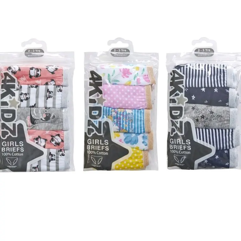 Girls 5 pack briefs underwear 0